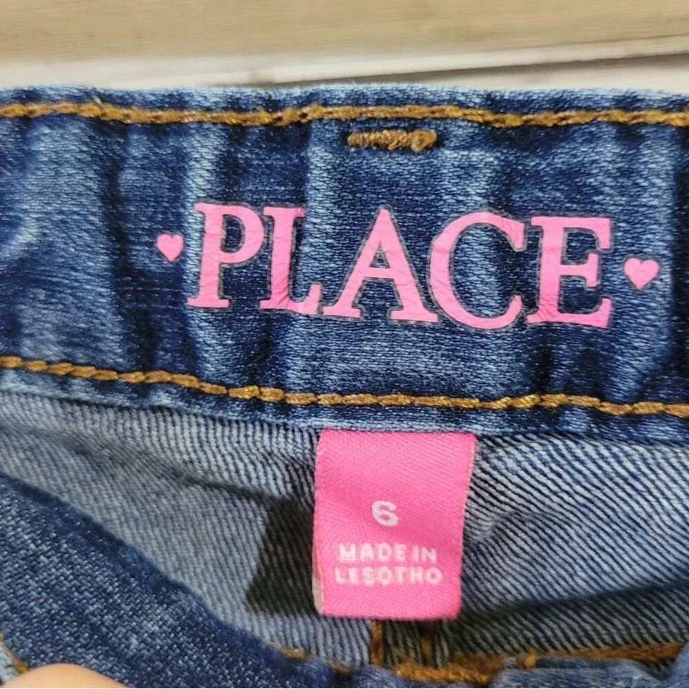 Children's‎ Place Jeans Girls Adjustable Waist School Play Condition Size 6